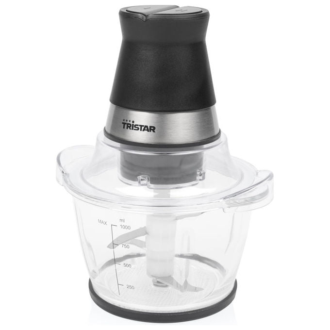 Tristar Tritatutto Recipiente in Vetro 1 L 4 Lame in Acciaio Inossidabile Motore 400 W BL-4024