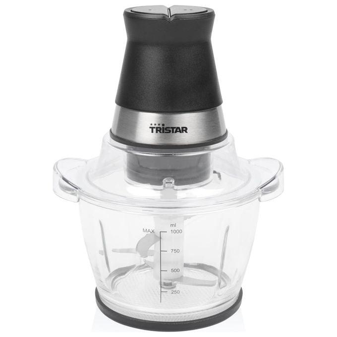 Tristar Tritatutto Recipiente in Vetro 1 L 4 Lame in Acciaio Inossidabile Motore 400 W BL-4024