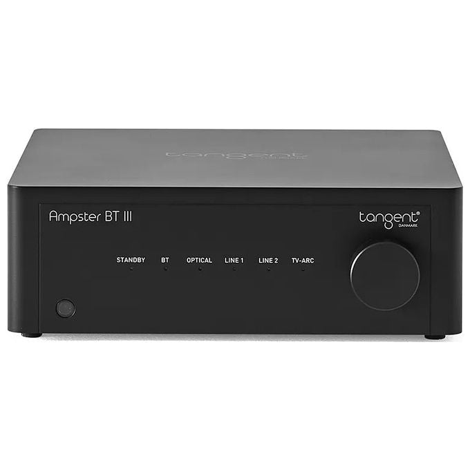 Tangent Ampster BT III, amplificatore stereo integrato, Bluetooth 5.1 aptX HD, HDMI ARC, ingresso phono, 2x50W, DAC 24bit