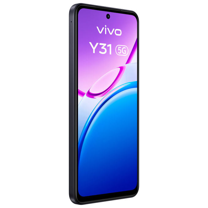 Vivo Y31 5G, 256 GB, 6 GB RAM, Smartphone Android 15, Nero