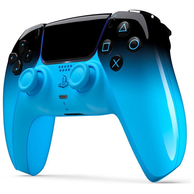Sony, Gamepad DualSense Blu, Bluetooth-USB, Analogico-Digitale, Per Android, Mac, PC, PlayStation 5, iOS