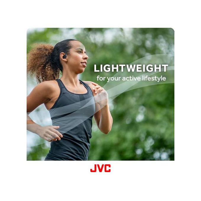 JVC, Cuffie Nearphones True Wireless, Open-Ear, Bluetooth 5.4, 26 Ore, Blu