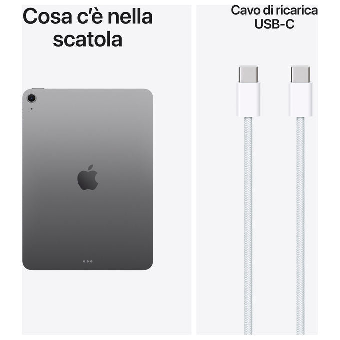 Apple iPad Air 11 Wi-Fi, 128GB, Grigio Siderale, Chip M4