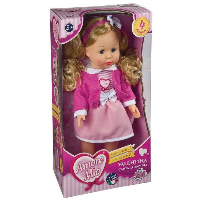 Grandi Giochi Amore Mio Valentina Bambola che Canta e Cammina