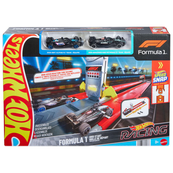 HOT Wheels City Veicolo e Pista da Corsa Multicolore in Plastica