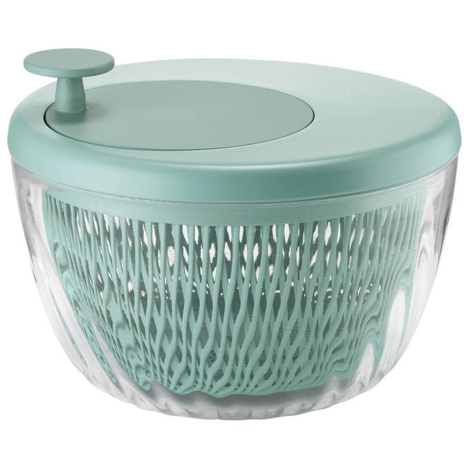 Guzzini centrifuga insalata SpinandStore, 26 cm, 5 litri, con coperchio, colore malva