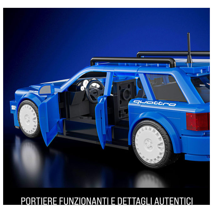 Mattel Brick Shop Audi Avant RS2 '94 Set da Costruire Serie Speed 252 Pezzi