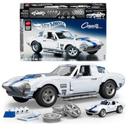 Mattel Brick Shop Set da Costruire Corvette Grand Sport 918 Pezzi Dettagli Realistici