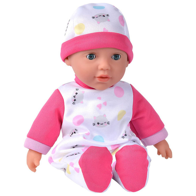 Simba Bambola Laura Corpo Morbido 30 cm con 5 Suoni +12 Mesi