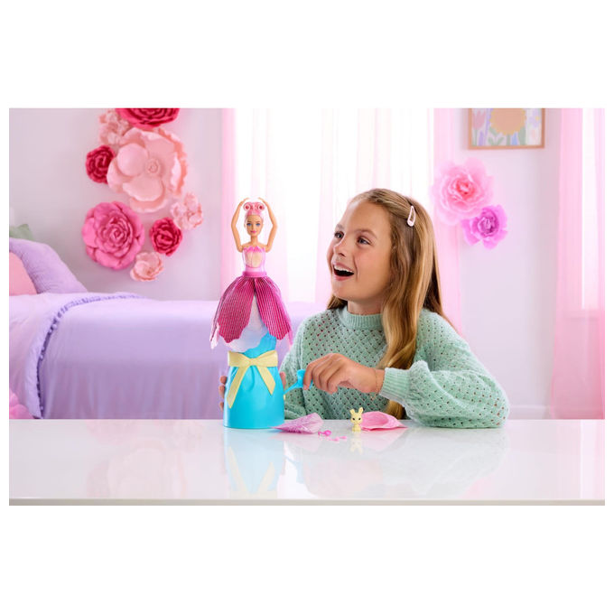 Barbie Flower Reveal Tulipano Rosa Bambola Profumata con Accessori
