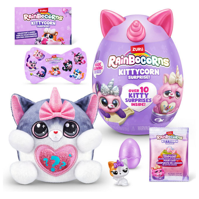 ZURU Rainbocorns Gatto Giocattolo Peluche Colori Assortiti 9279