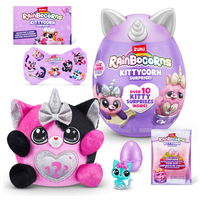 ZURU Rainbocorns Gatto Giocattolo Peluche Colori Assortiti 9279