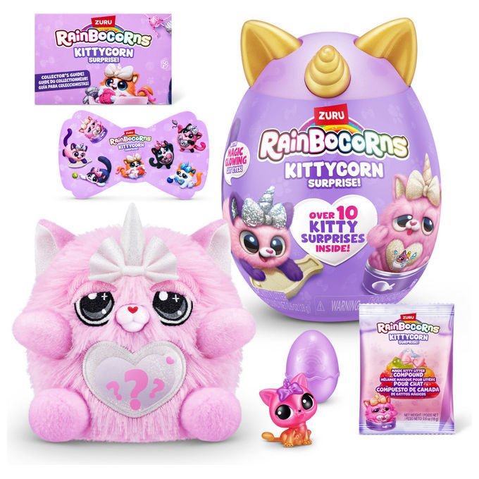 ZURU Rainbocorns Gatto Giocattolo Peluche Colori Assortiti 9279