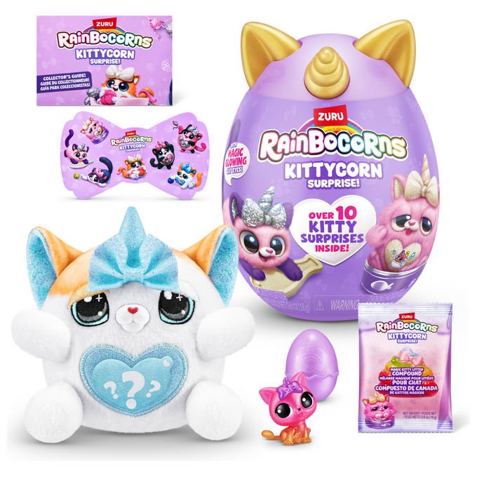 ZURU Rainbocorns Gatto Giocattolo Peluche Colori Assortiti 9279