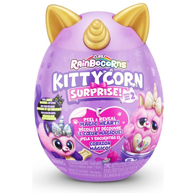 ZURU Rainbocorns Gatto Giocattolo Peluche Colori Assortiti 9279