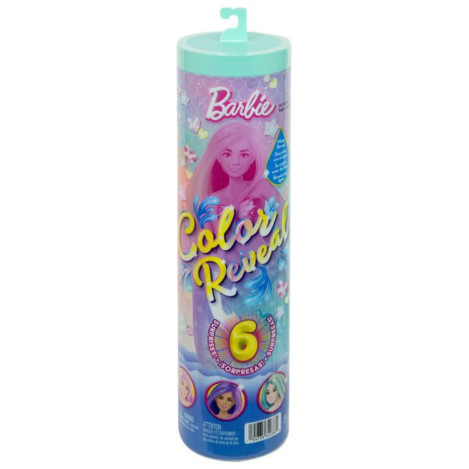 Barbie Bambola Sirena Color Reveal Tesori del Mare con Accessori e Cambio Colore