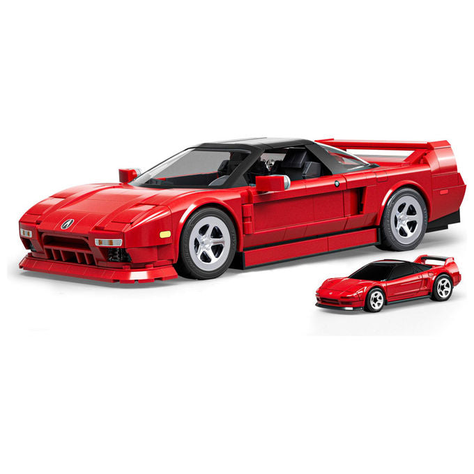 Mattel Brick Shop Acura NSX Anni '90 Set Costruzioni 876 Pezzi Auto Personalizzabile