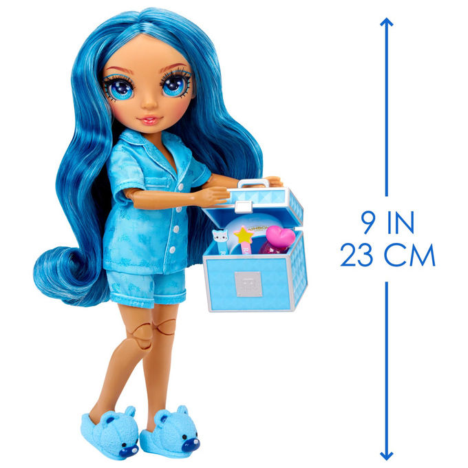 Rainbow High Bambola Skyler Pj Party Junior High 22 cm Blu Accessori