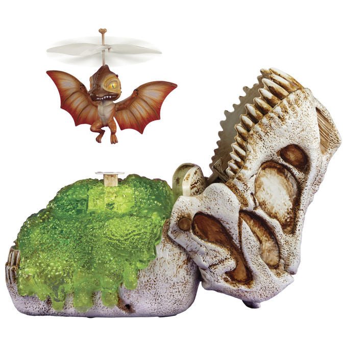 MGA Entertainment Dinosauro Volante GrossMos Rosso Giocattolo Interattivo per Bambini 6+