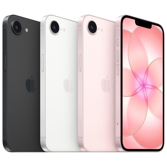 Apple MHRV4QL-A iPhone 17e Smartphone 5G 6,1'' OLED Chip A19 256GB Fotocamera 48MP MagSafe 15W colore Nero