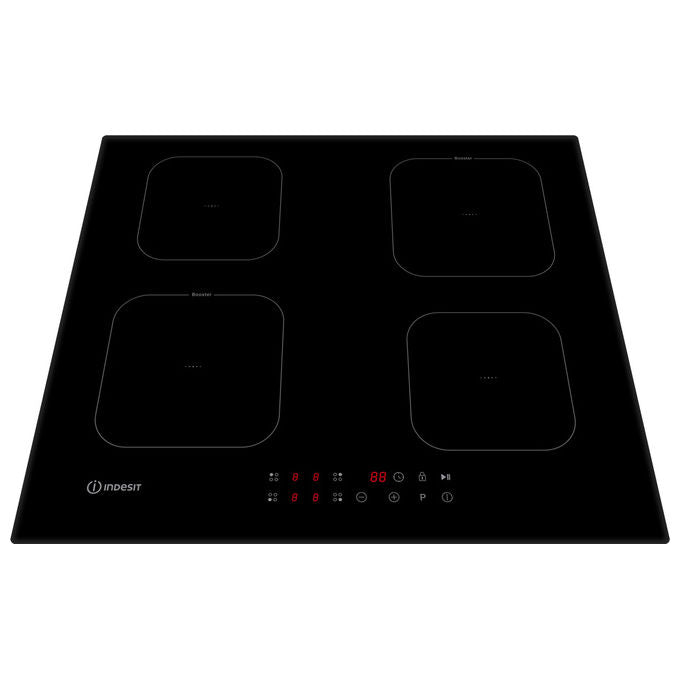 Indesit IS F 18Q60 NE Piano Cottura a Induzione 60cm 4 Zone Nero
