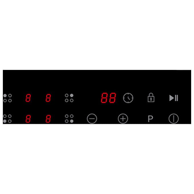Indesit IS F 18Q60 NE Piano Cottura a Induzione 60cm 4 Zone Nero