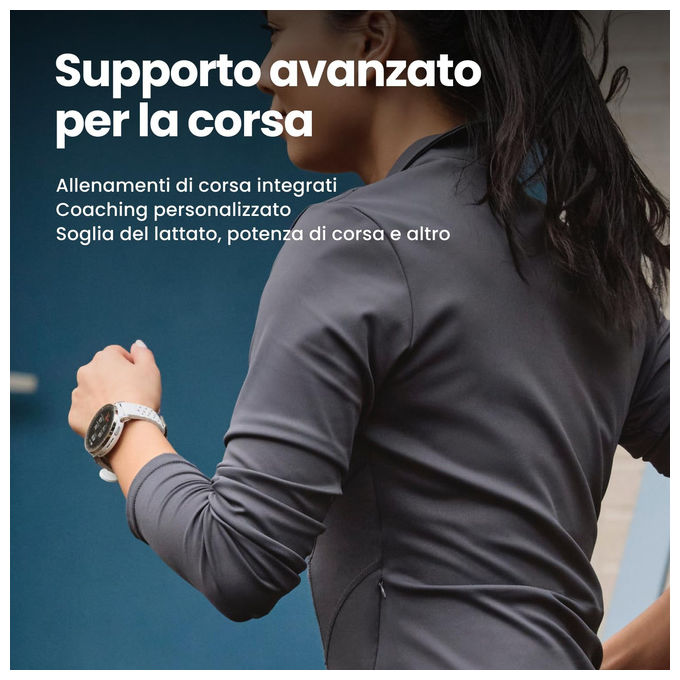 Amazfit Smartwatch GPS Running Active 3 Premium AMOLED 1.32'' NFC Cardiofrequenzimetro Mappe Offline Android e iPhone
