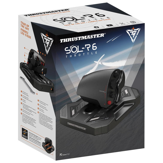 Thrustmaster Sol-R 6 Throttle Manetta per Simulazioni di Volo su PC