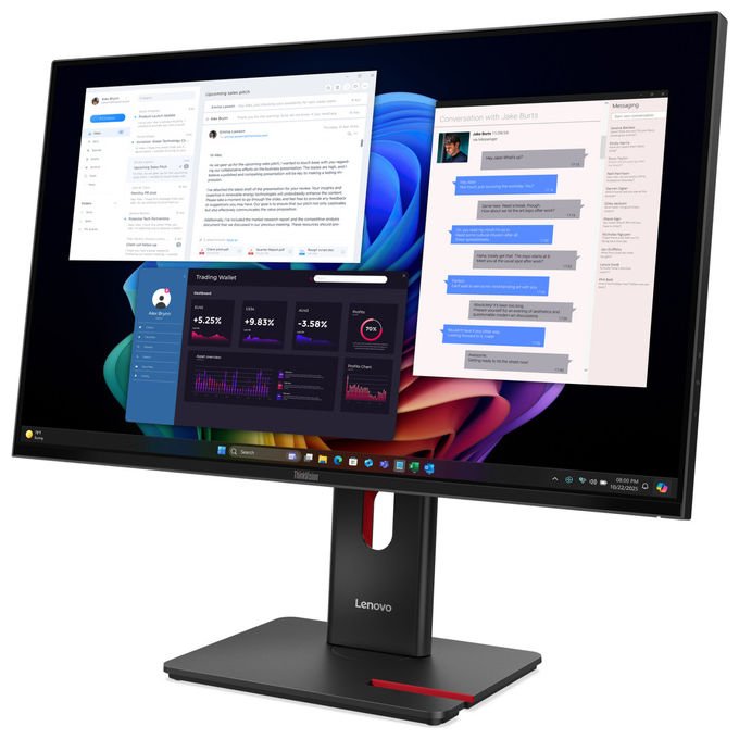 Lenovo ThinkVision T27UD - 40 27'' Monitor 4K Ultra HD IPS Nero - Yeppon
