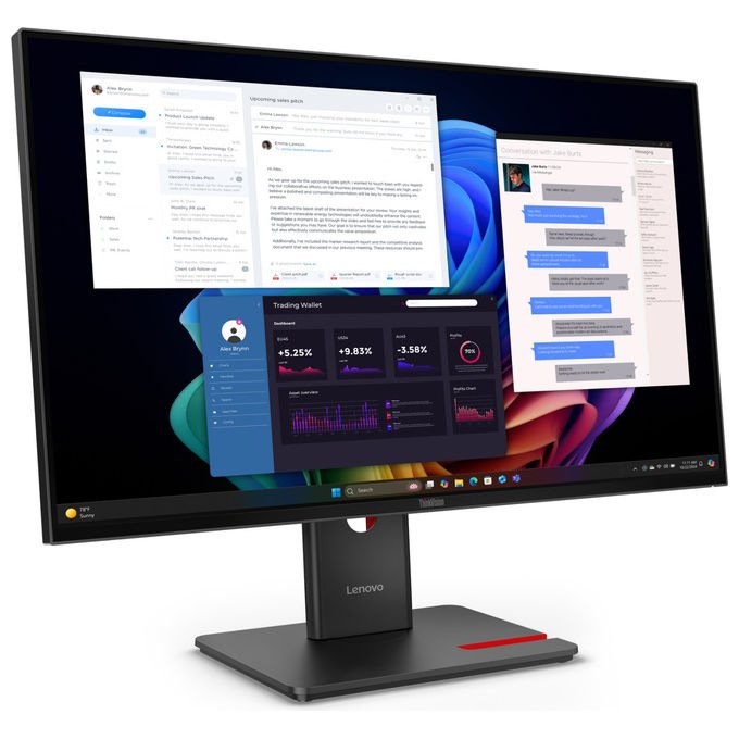 Lenovo ThinkVision T27UD - 40 27'' Monitor 4K Ultra HD IPS Nero - Yeppon
