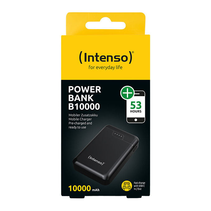 Intenso Power Bank 10000 mAh Polimeri di Litio Nero