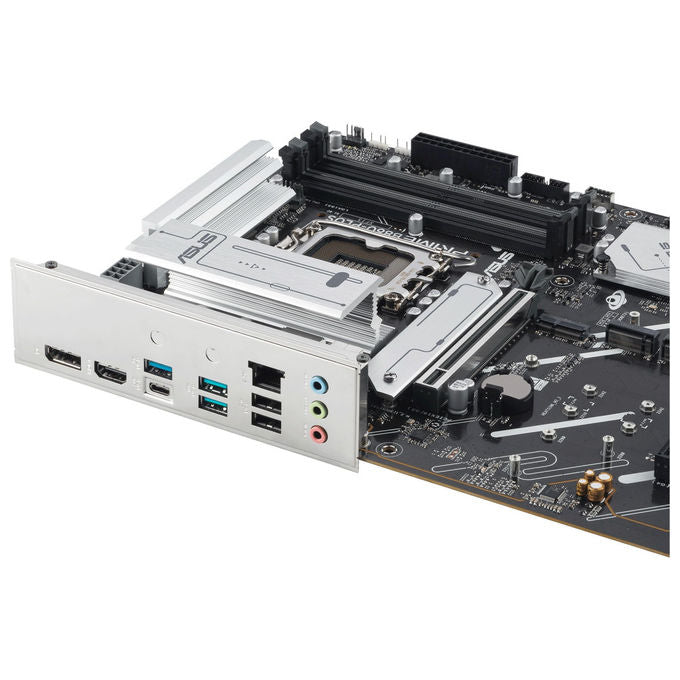 ASUS Scheda Madre ATX Intel B860-PLUS-CSM 8+1+1+1 Fasi Alimentazione DDR5 PCIe 5.0 3 Slot M.2 Ethernet 2.5 GB Nera