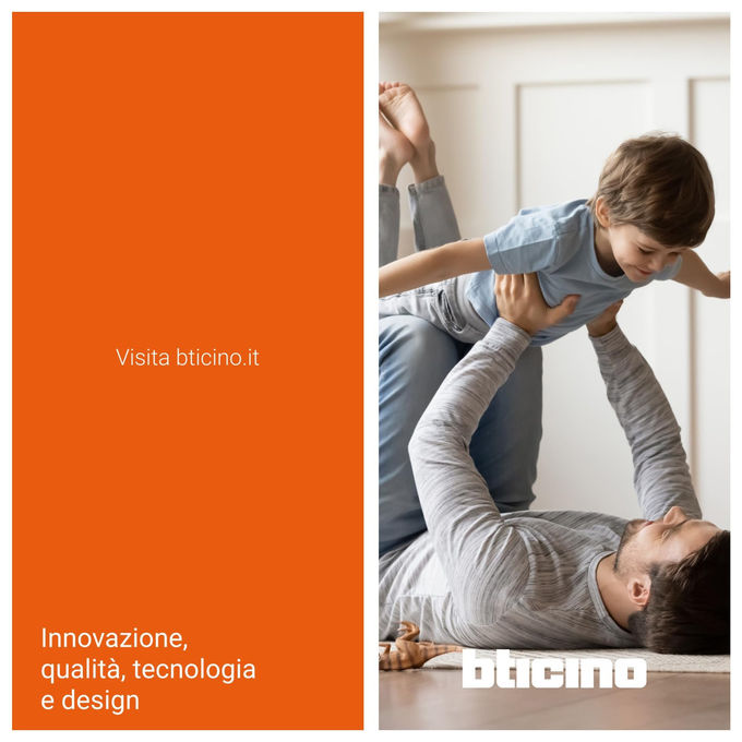 Bticino Adattatore Advance B3 Presa Schuko Tedesca USB A+C 2 Prese 10A 1500W Antracite