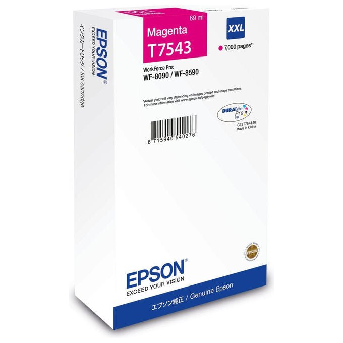Epson Tanica Magenta XXL WF8XXX Pisa 7K