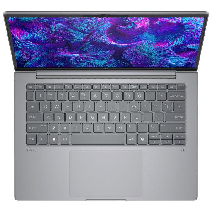 HP ZBook 8 G1i, workstation mobile 14 pollici, Intel Core Ultra 7 255H, 32 GB DDR5, SSD 1 TB, Nvidia RTX 500 Ada, Windows 11 Pro