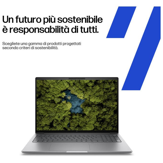 HP ZBook 8 G1i, workstation mobile 14 pollici, Intel Core Ultra 7 255H, 32 GB DDR5, SSD 1 TB, Nvidia RTX 500 Ada, Windows 11 Pro