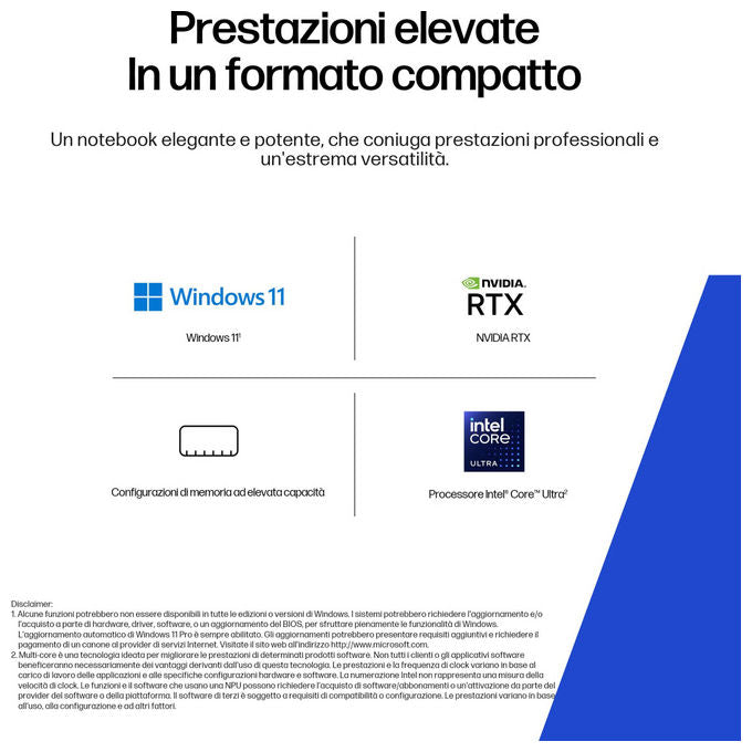 HP ZBook 8 G1i, workstation mobile 14 pollici, Intel Core Ultra 7 255H, 32 GB DDR5, SSD 1 TB, Nvidia RTX 500 Ada, Windows 11 Pro