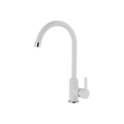 Elleci Miscelatore Cucina Granitek Bianco Monocomando Canna Alta