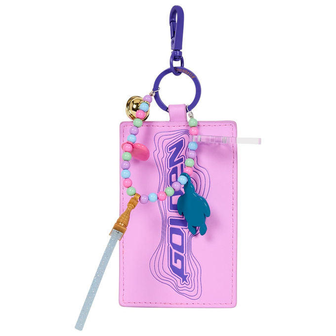 Loungefly NFXBK0098 KPop Demon Hunters HUNTR X Mini Zaino con Ciondolo Foto in Poliuretano colore Viola