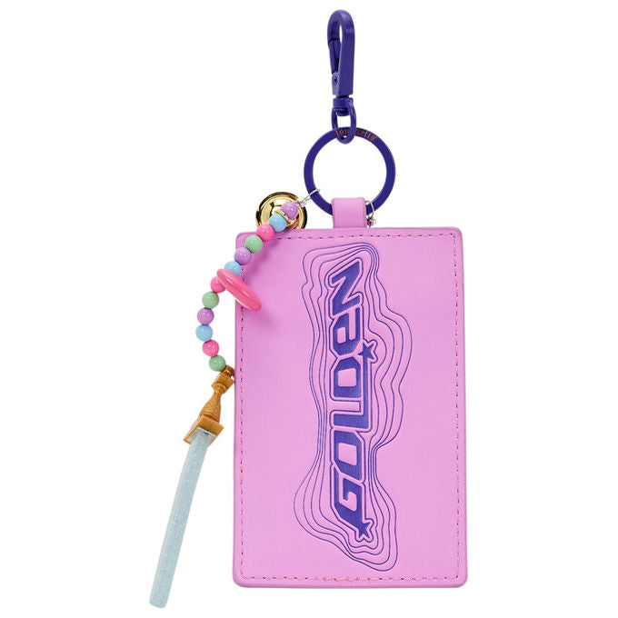 Loungefly NFXBK0098 KPop Demon Hunters HUNTR X Mini Zaino con Ciondolo Foto in Poliuretano colore Viola