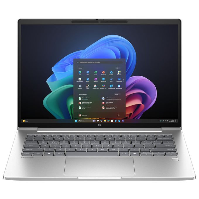 HP ProBook 4 G1q Notebook 14 pollici Next Gen AI PC 16 GB RAM 512 GB SSD Argento Windows 11 Pro
