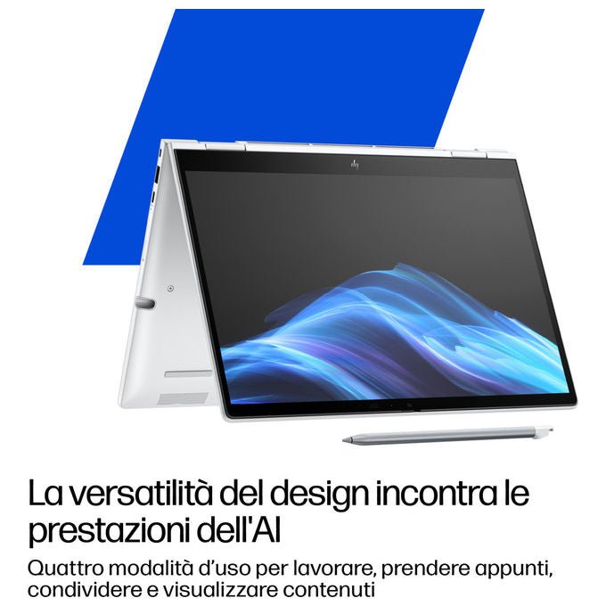 HP EliteBook 8 Flip G1i Notebook AI PC Ibrido 13.3'' Touch Intel Core Ultra 7 32GB RAM 1TB SSD