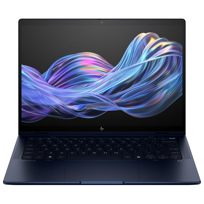 HP EliteBook X Flip G1i, notebook convertibile 2 in 1 14'', Intel Core Ultra 7 256V, 16 GB RAM, 1 TB SSD, Wi-Fi 7, Windows 11 Pro, blu