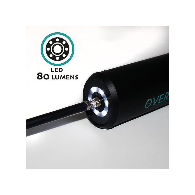 Overmust Compressore Auto Portatile 150PSI Arresto Automatico Display LCD Luce LED 80 Lumens