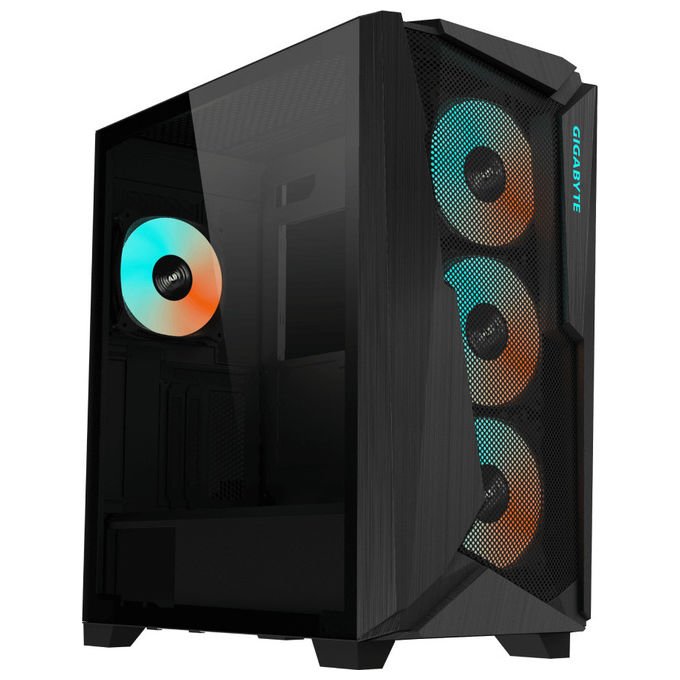 Gigabyte Case Midi Tower C301 Glass Nero ATX Gaming