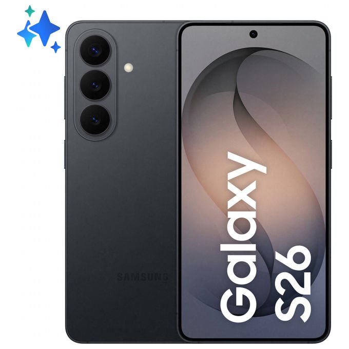 Samsung Galaxy S26 Smartphone AI 512GB Nero Camera 50 MP Processore Exynos 2600