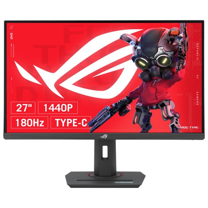 ASUS Monitor Gaming 27'' HDR Fast IPS 2560x1440 320Hz Compatibile G-Sync Nero