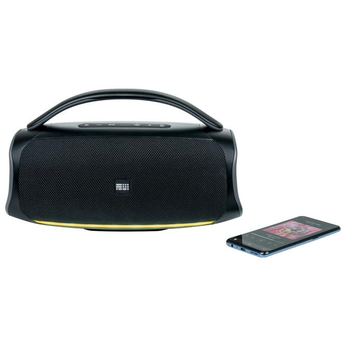 BIG Ben Altoparlante Wireless Luminoso 100W Bluetooth USB Micro-SD Batteria 6000mAh