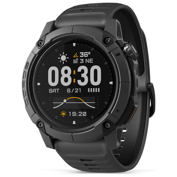 Coros Nomad Orologio sportivo GPS Durata 22 giorni Mappe precaricate Nero