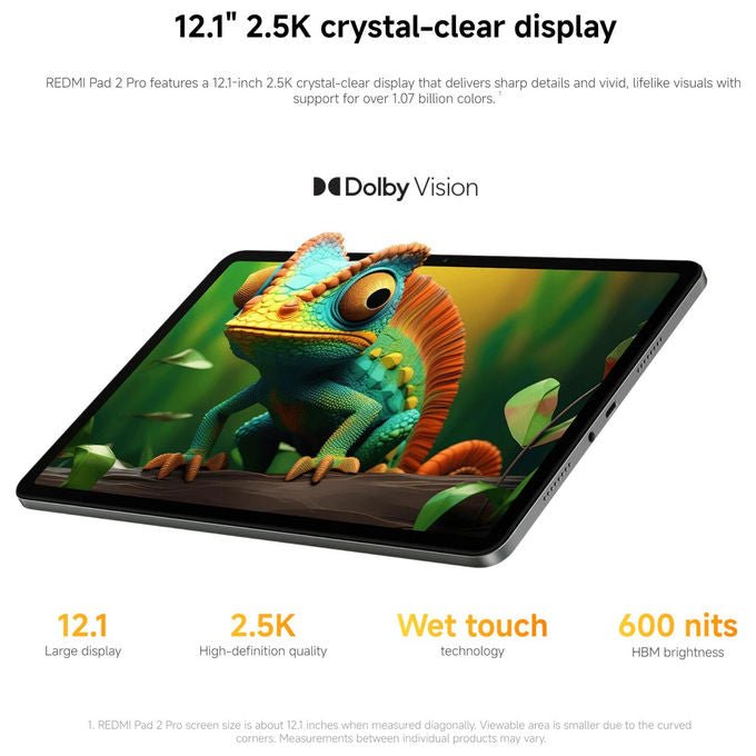 Xiaomi Redmi Pad 2 Pro 6GB RAM 128GB ROM Viola Lavanda